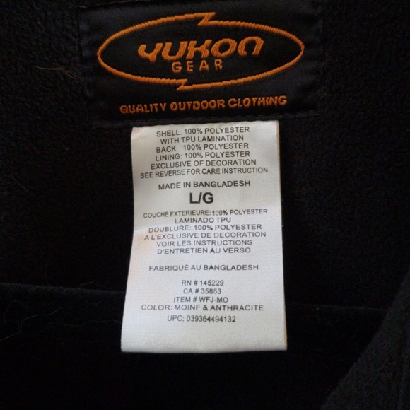 Mens- Yukon Gear Jacket - Picture 2 of 3